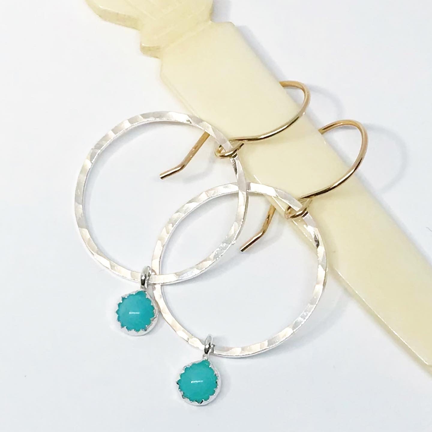 All You Need: Sterling Silver and 14/20 Gold-filled Earrings with gems