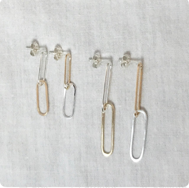 Hannah's Links: Sterling Silver and 14/20 Gold-filled earrings