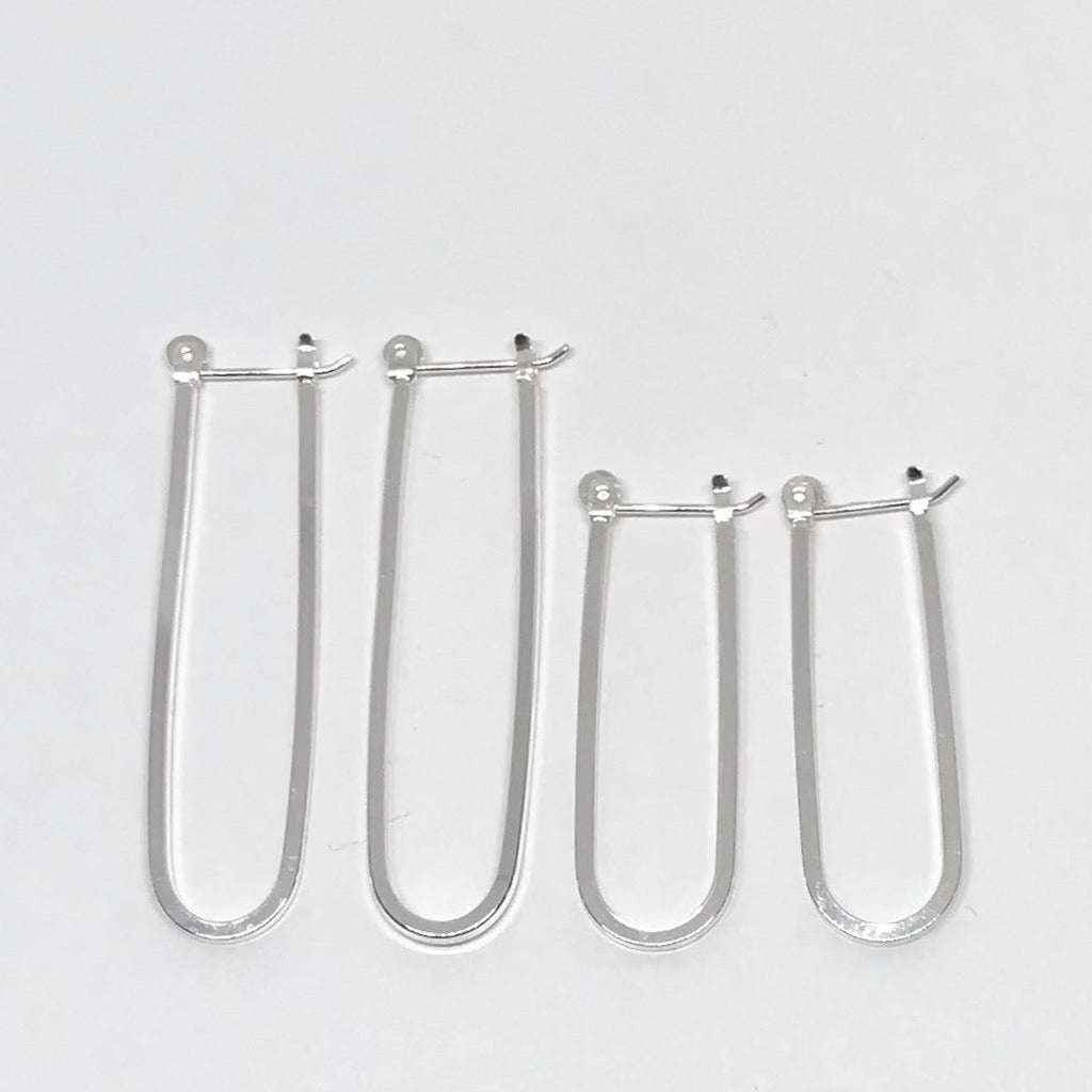 Upwards: Sterling Silver Earrings
