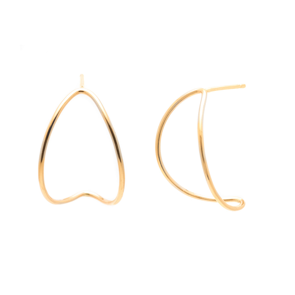 Wedges, Large: 14/20 Goldfill Earrings